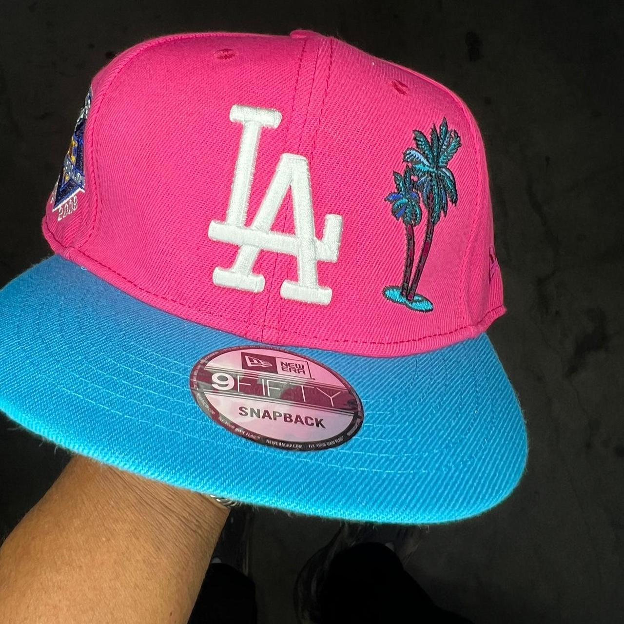 KTH PINK good POLO LA Dodgers World Series Hat