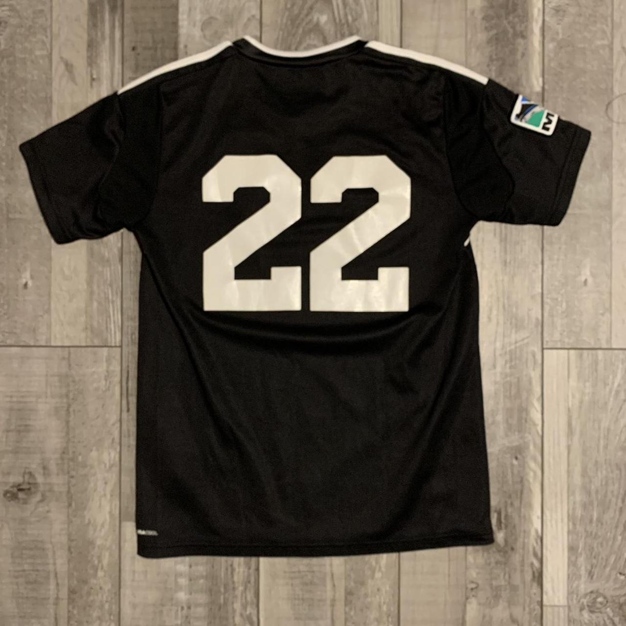 Adidas Men's Black and White T-shirt (4)
