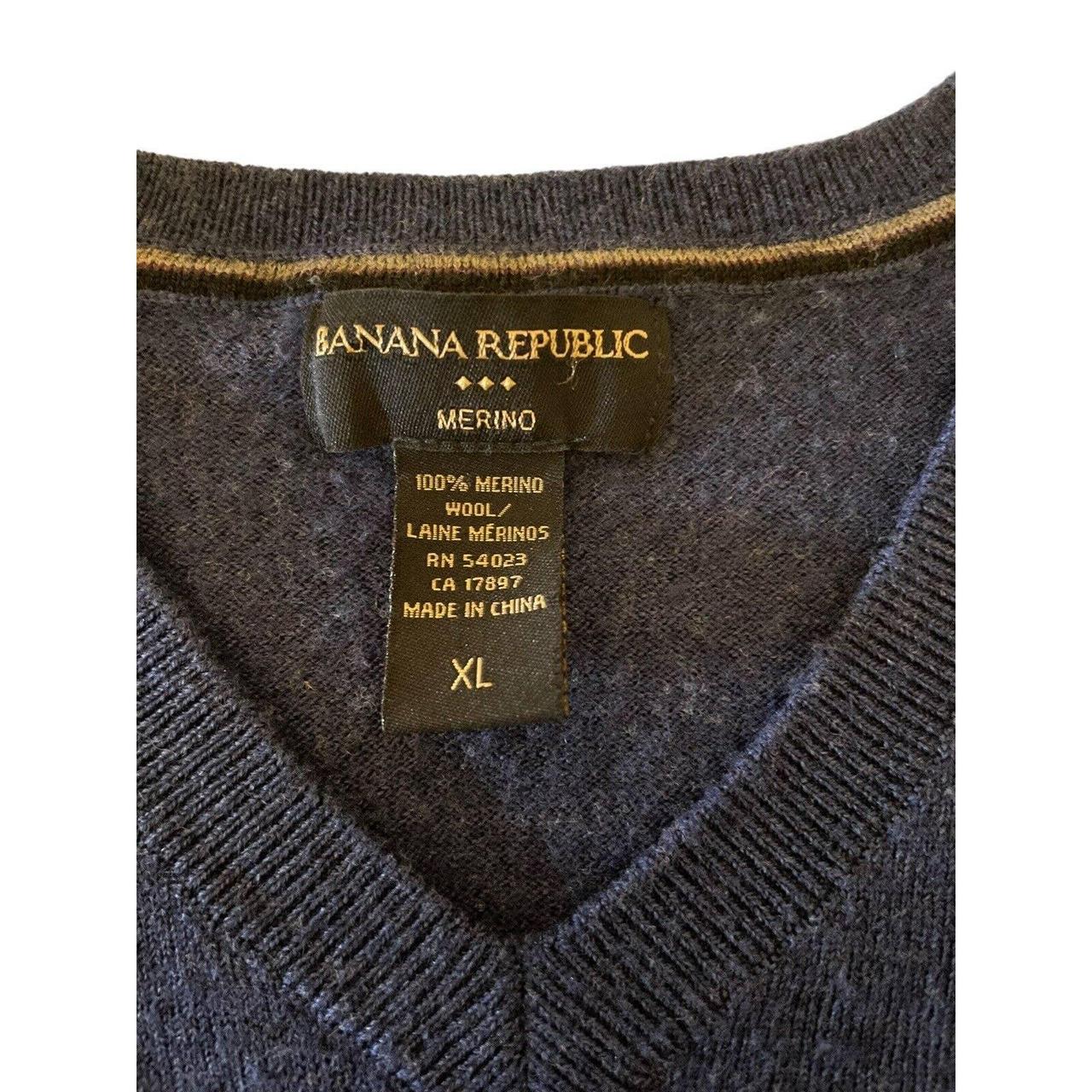 Banana Republic Men's Merino Wool Sweater Excellent - Depop