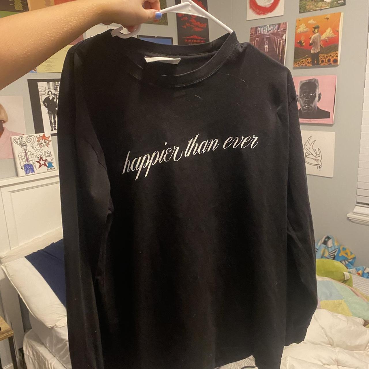 Official billie eilish tour merch happier than ever... Depop