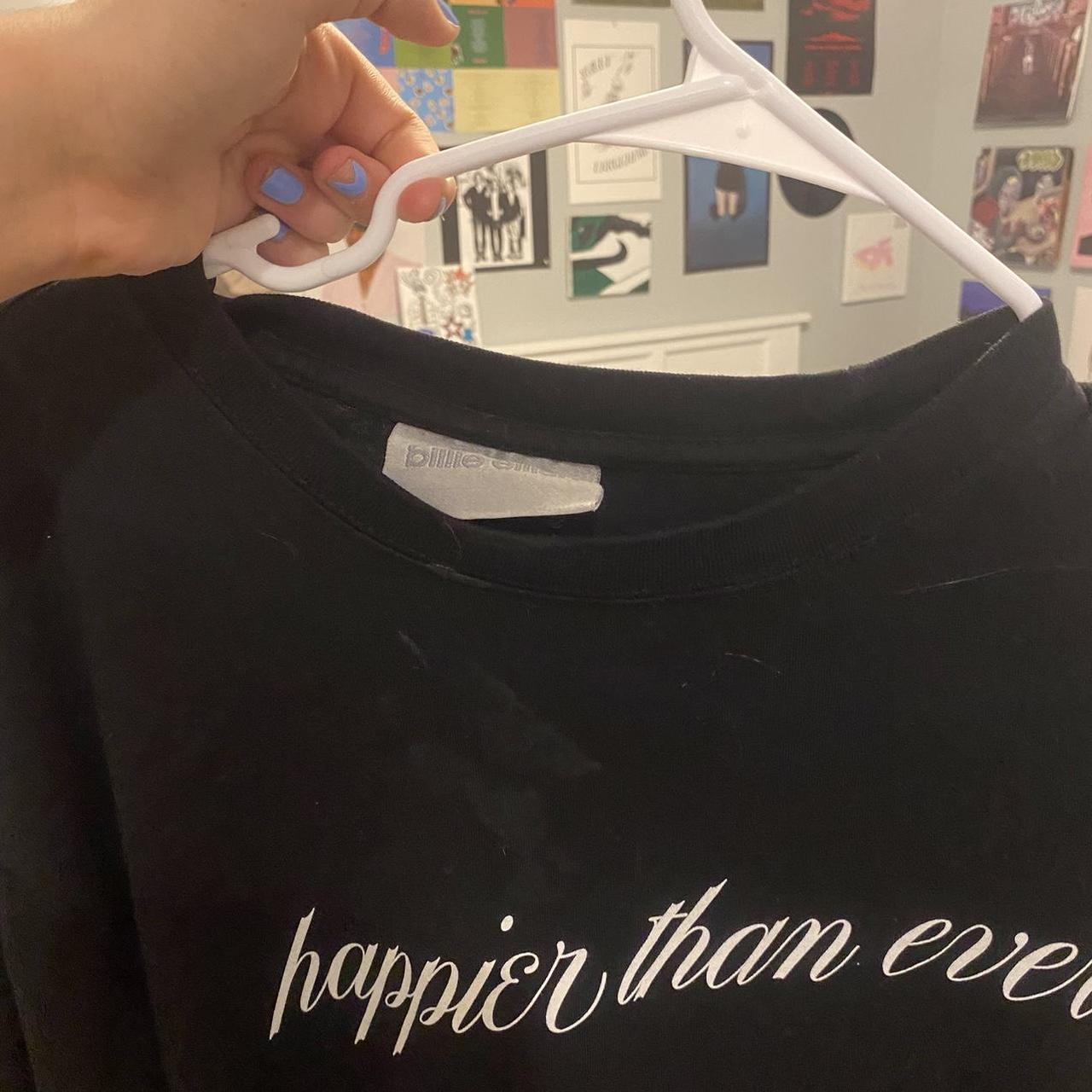 Official billie eilish tour merch happier than ever... - Depop