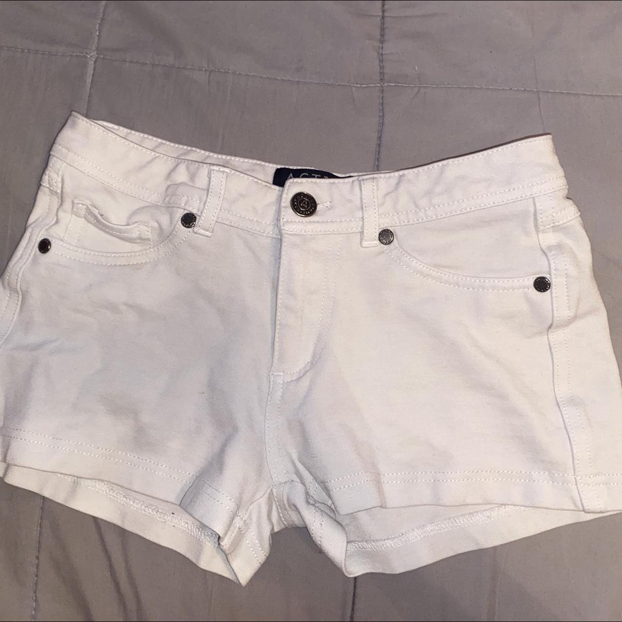 Tiny white hot sale shorts