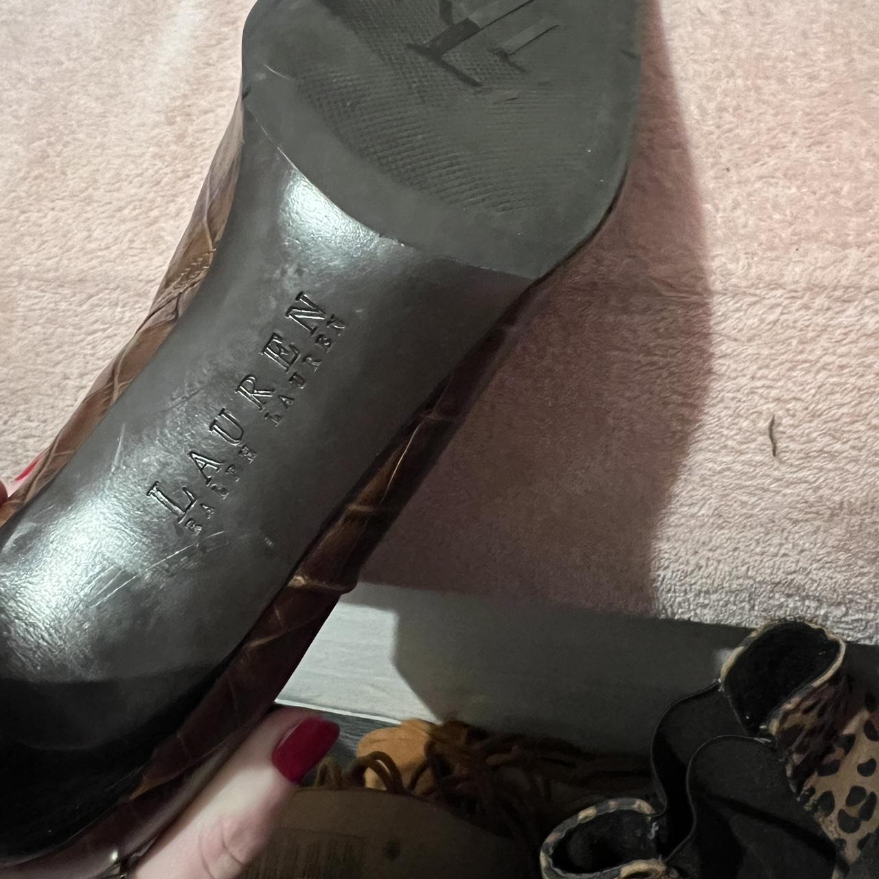 ralph lauren snakeskin boots