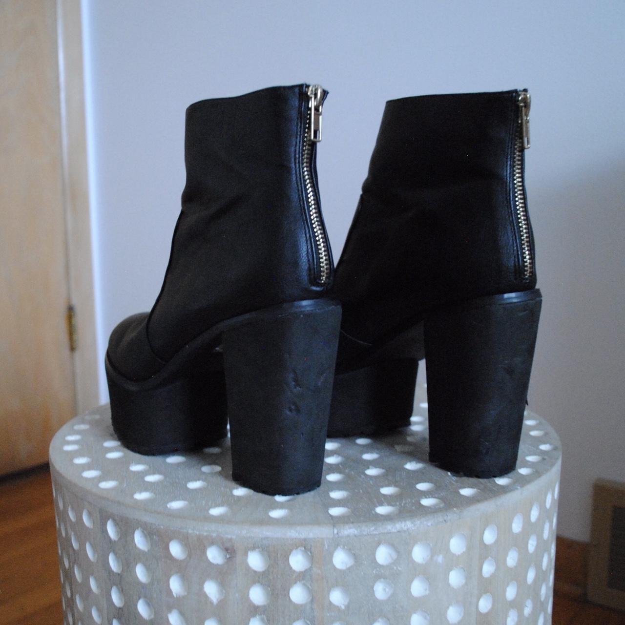 Deena & Ozzy platform heeled boots. So, so cute and... - Depop