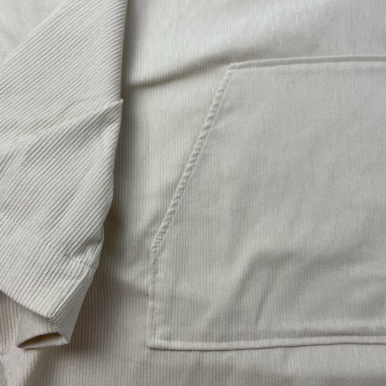 Zara oversized corduroy hoodie. Perfect coverup for... Depop
