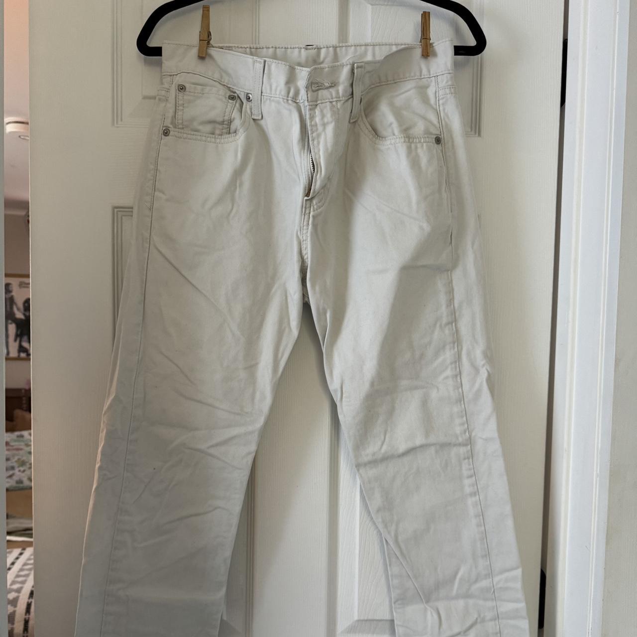 women’s 29” waist 508 Levi’s jeans white - Depop