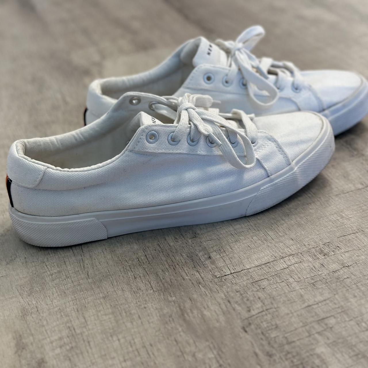 Ellroy Canvas Sneaker By New Republic All white. Depop