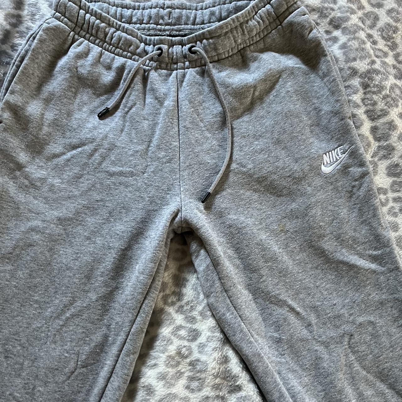 Grey Nike sweatpants women size small no lint ,... - Depop