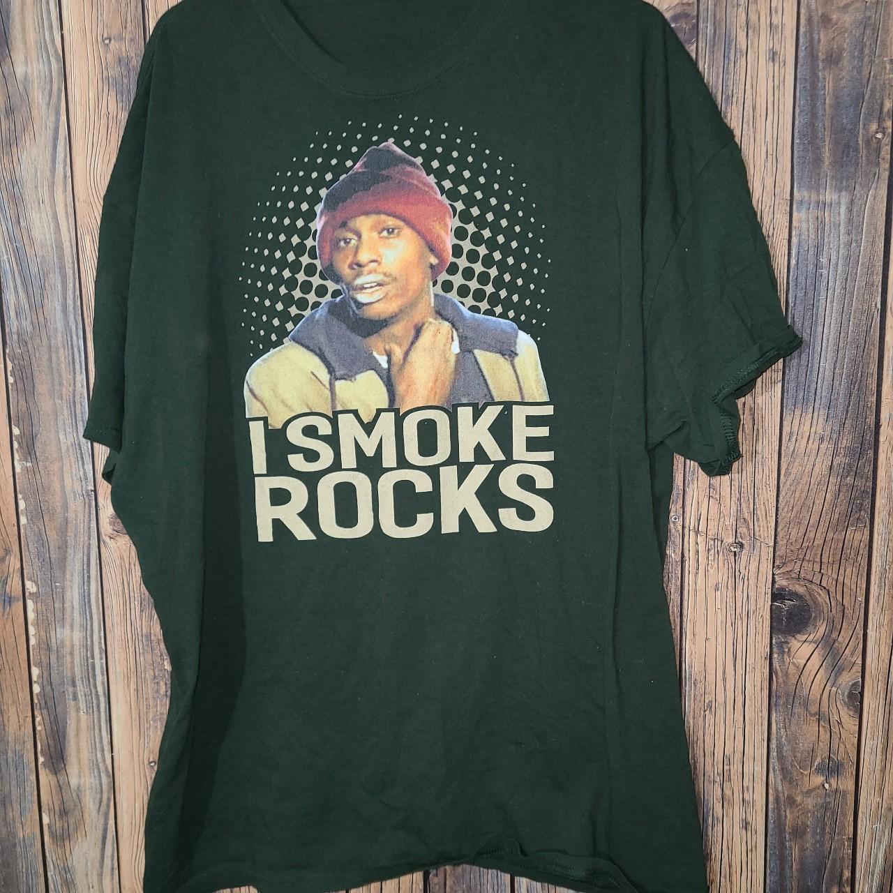 Dave chappelle I smoke rocks tee shirt no tag - Depop