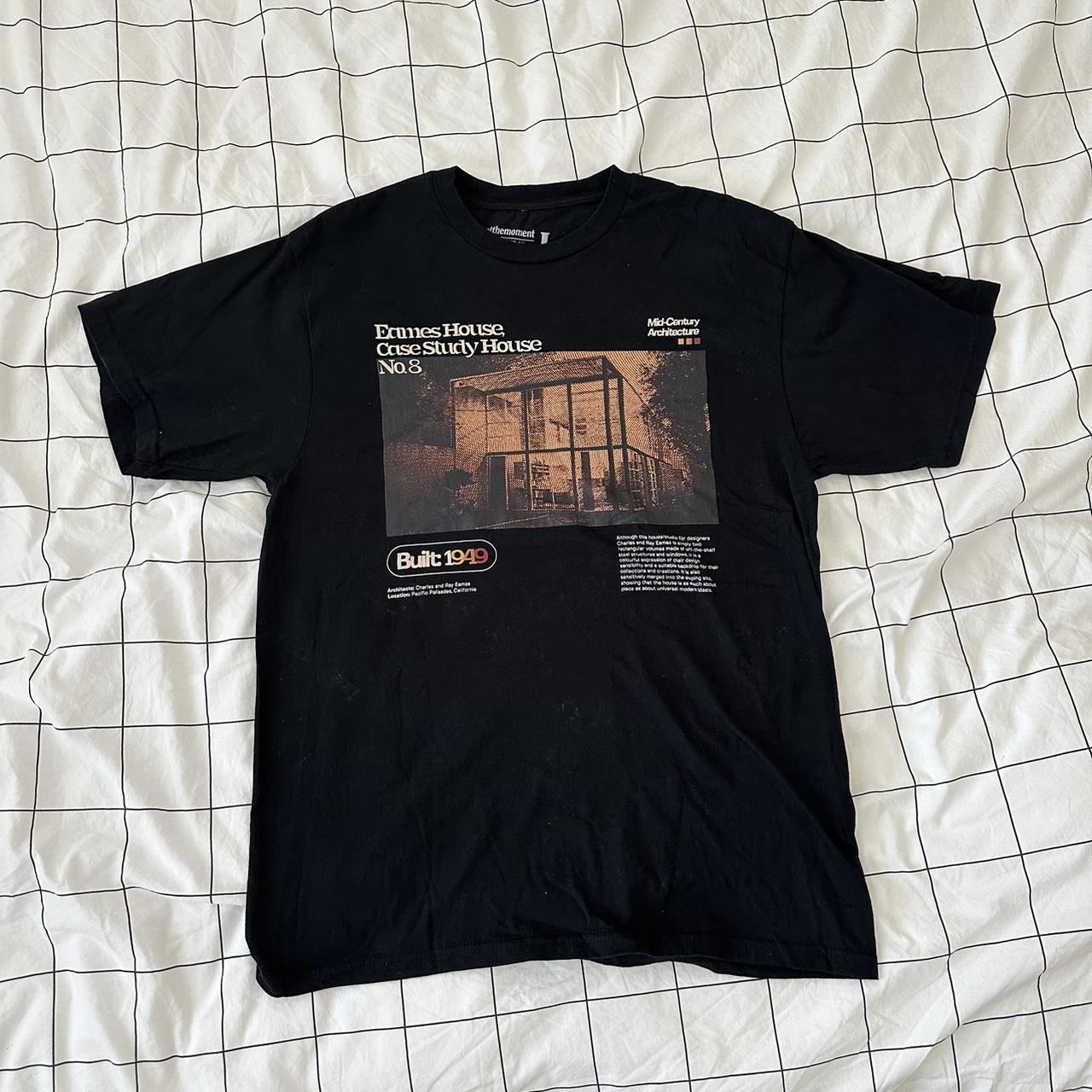 atthemoment Black Graphic T-Shirt -Size L -Worn once - Depop