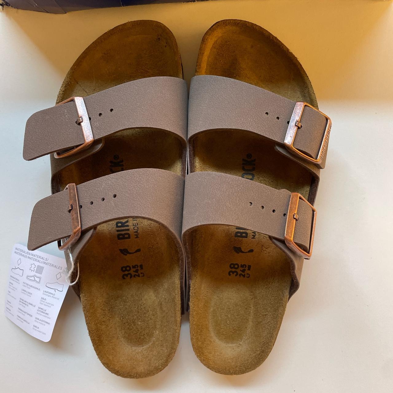 Arizona Birkenstocks in Mocca Brand new, never... - Depop