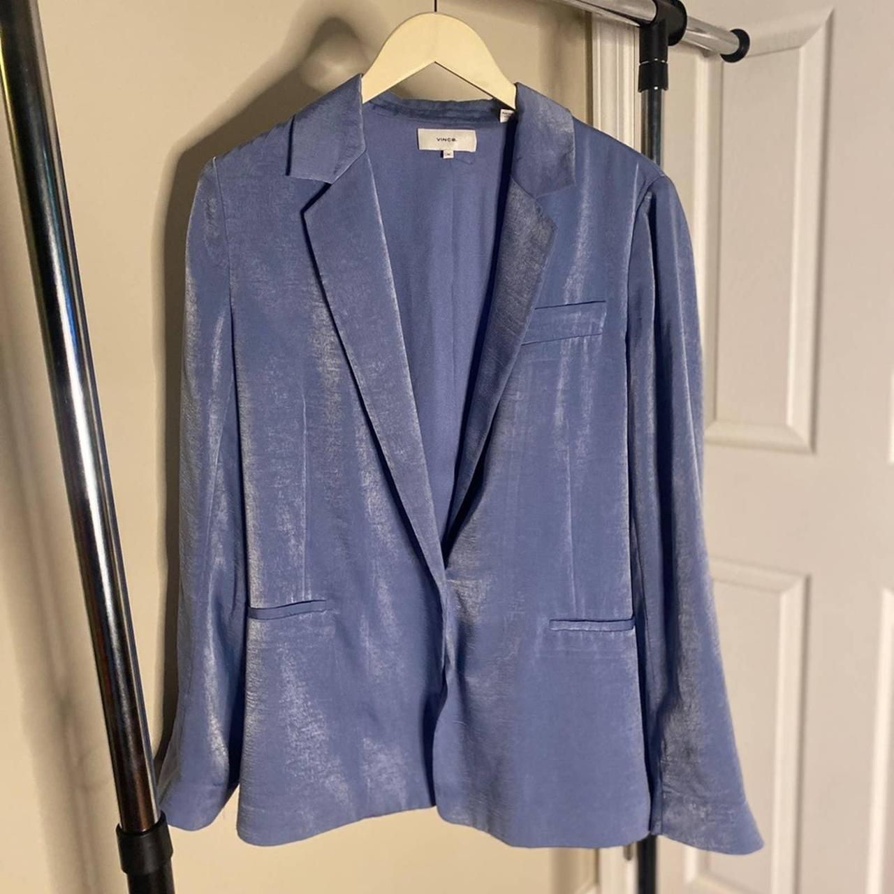 Vince Women's Blue Jacket | Depop