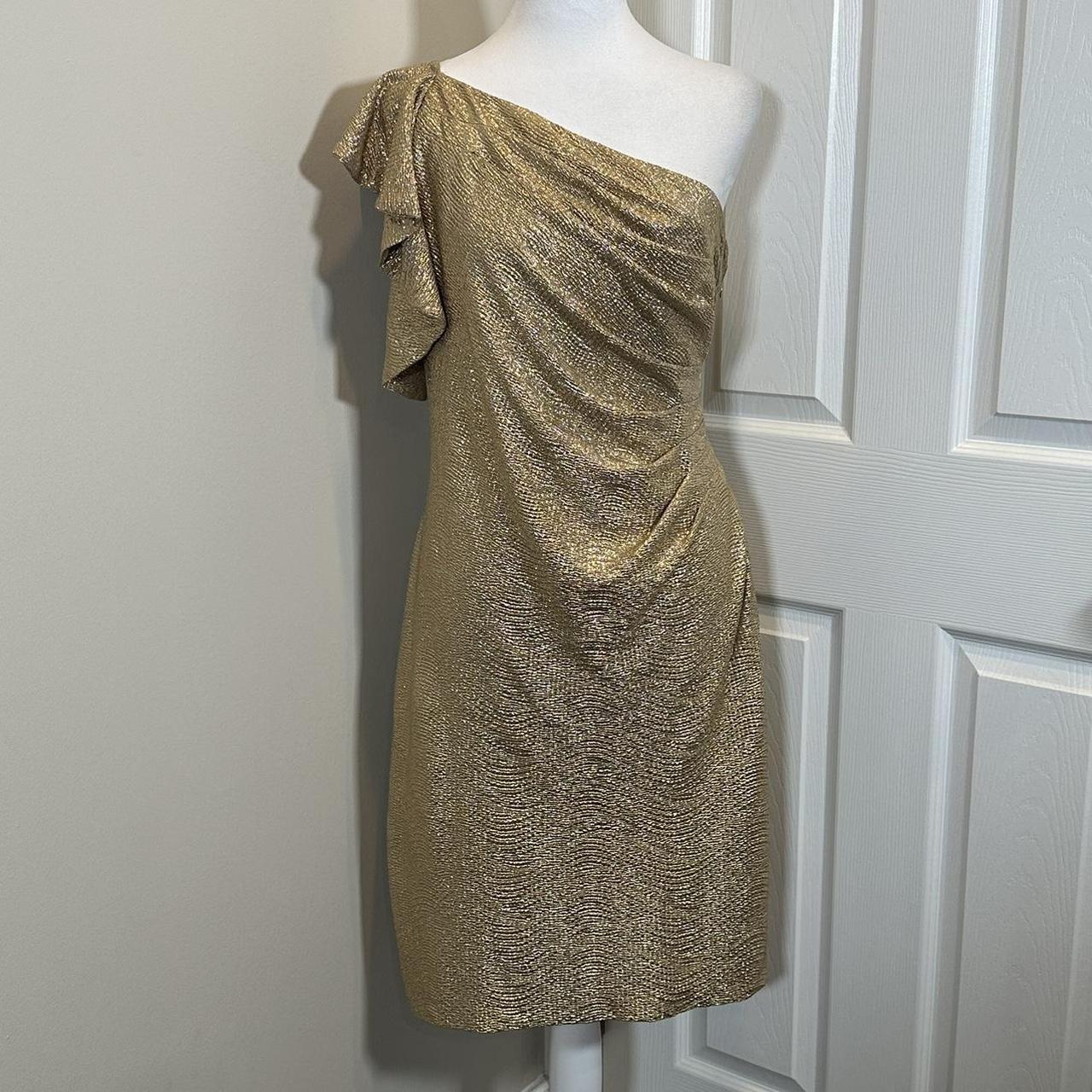 Betsy fashion adam gold dress