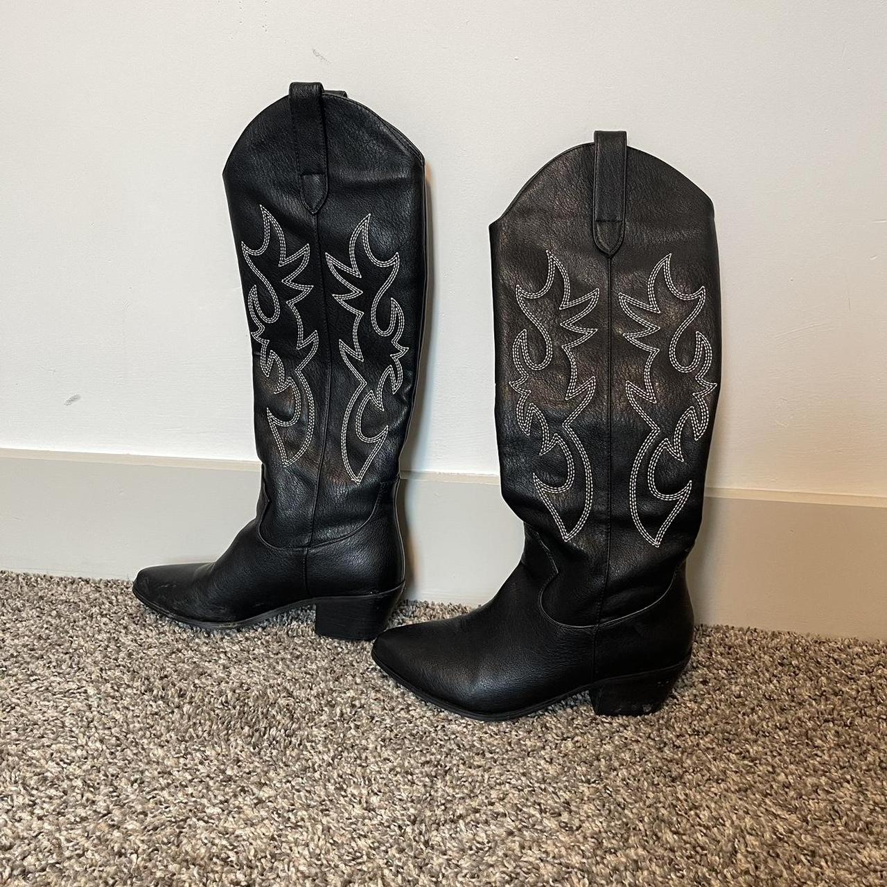 Princess Polly Women's Boots Depop