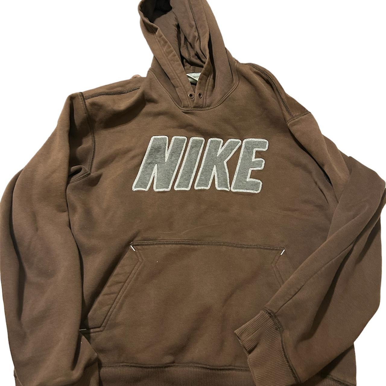 Nike Men's Brown Hoodie Depop
