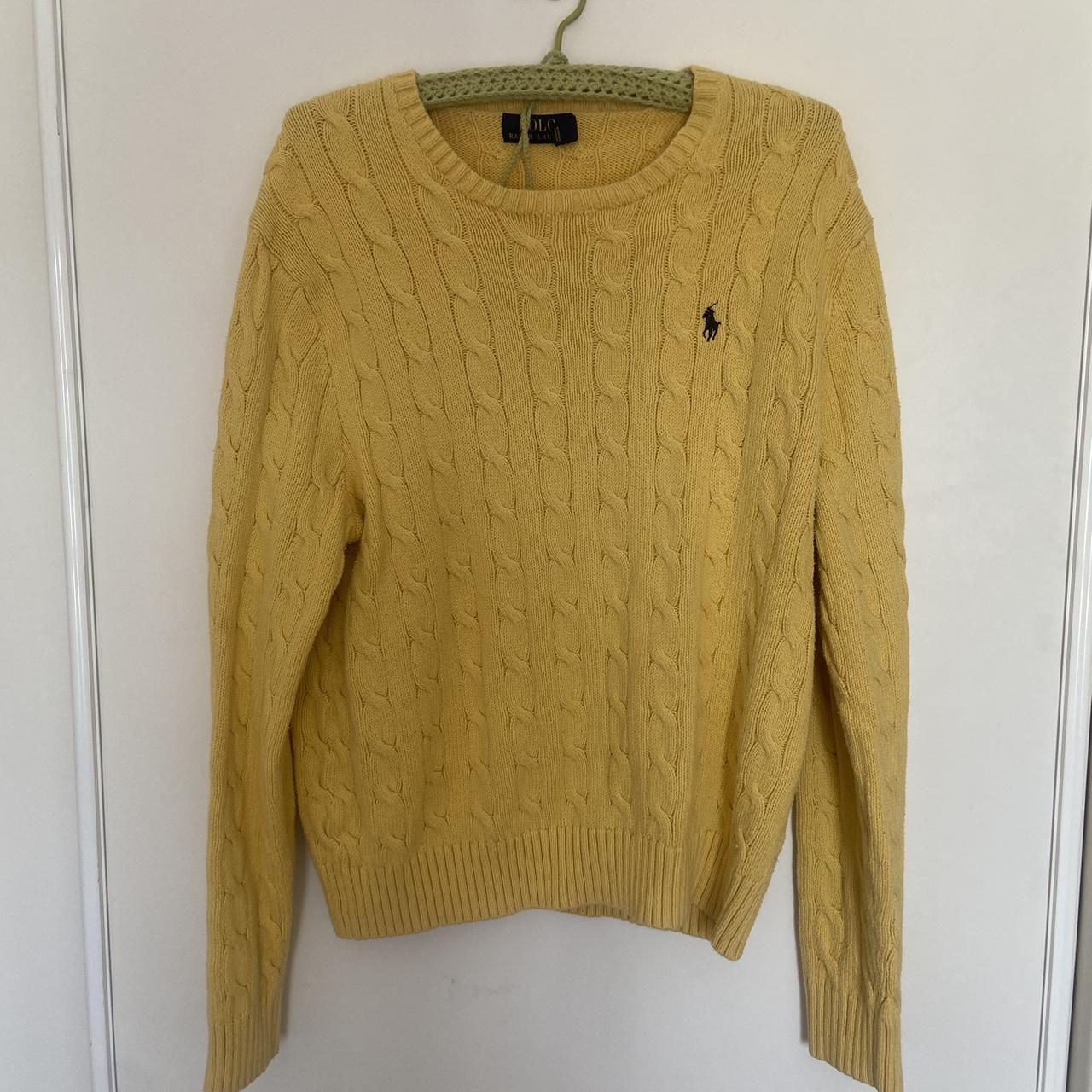 ˗ˏˋ VINTAGE RETRO YELLOW RALPH LAUREN SWEATER ˎˊ˗ ┊͙... - Depop