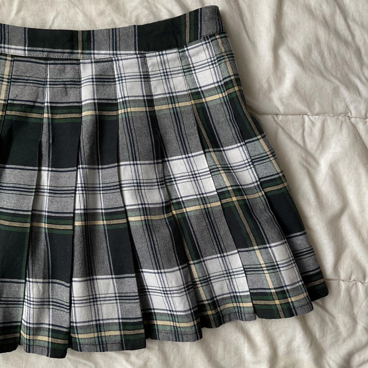 Plaid pleated skirt ͙⁺˚*･༓☾ Super cute for a bunch... - Depop