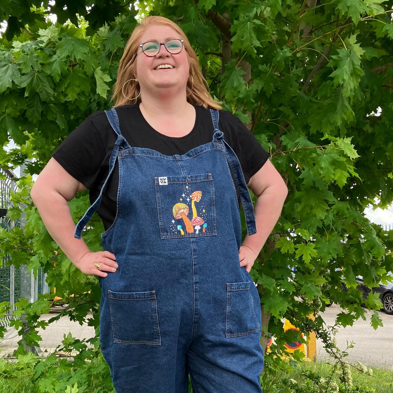 Lucy and Yak Women's multi Dungareesoveralls Depop