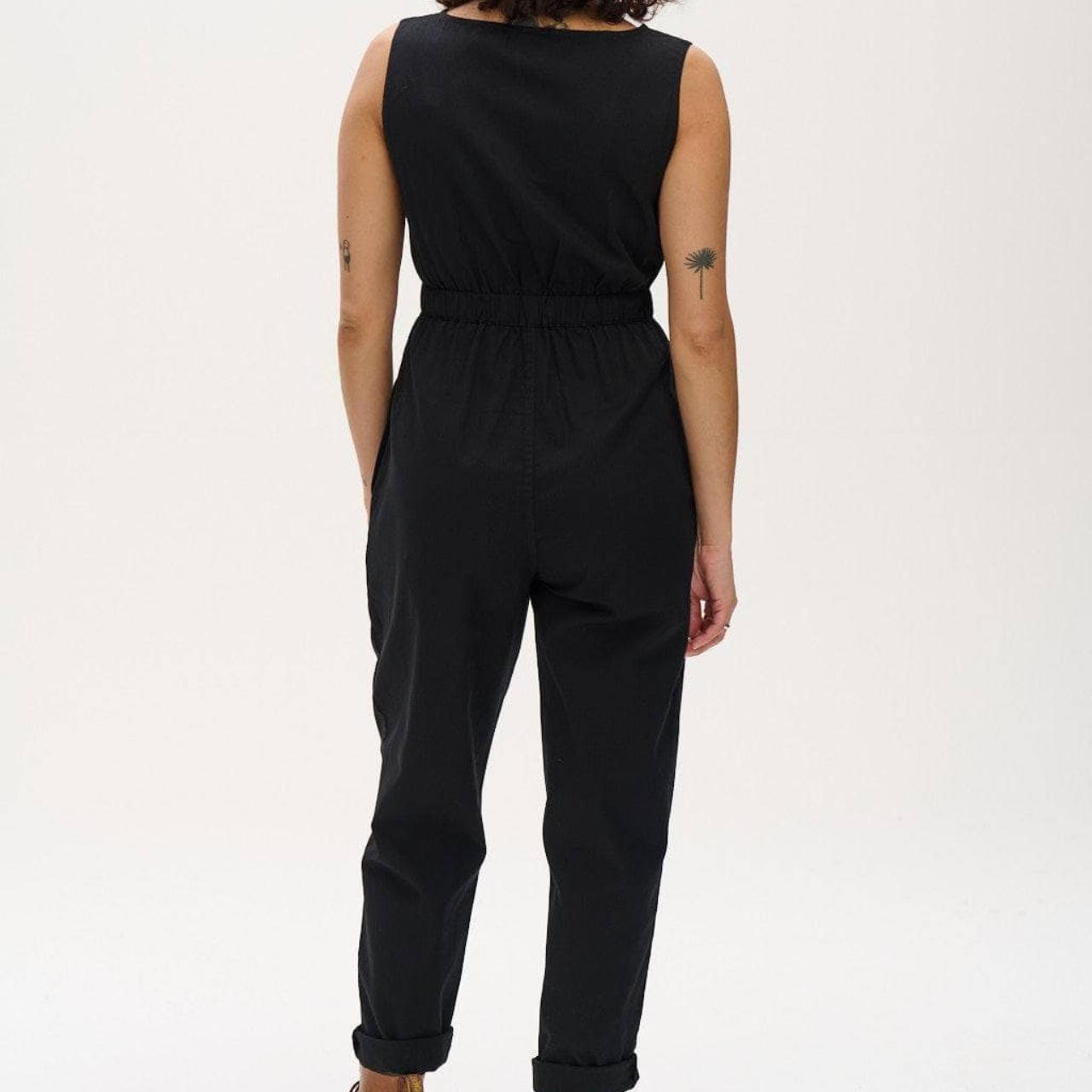 Lucy and Yak Women's Black Jumpsuit | Depop