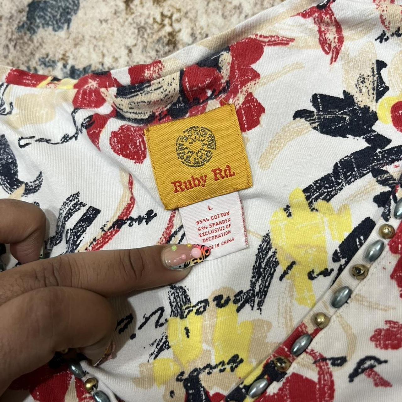 Ruby Rd. Women's Blouse - Multi/White - M – Ruby … - image 2