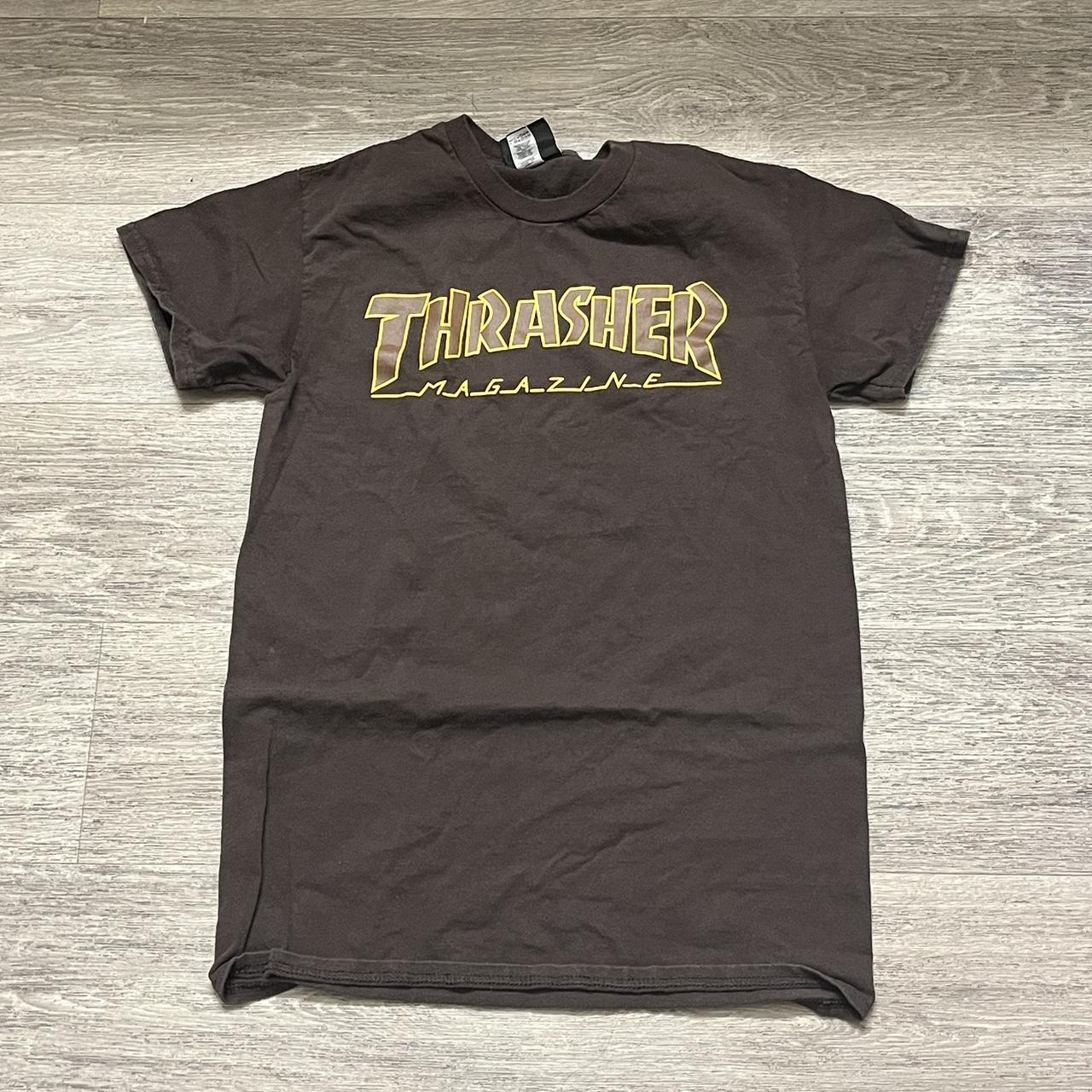 small brown thrasher shirt only worn. Depop