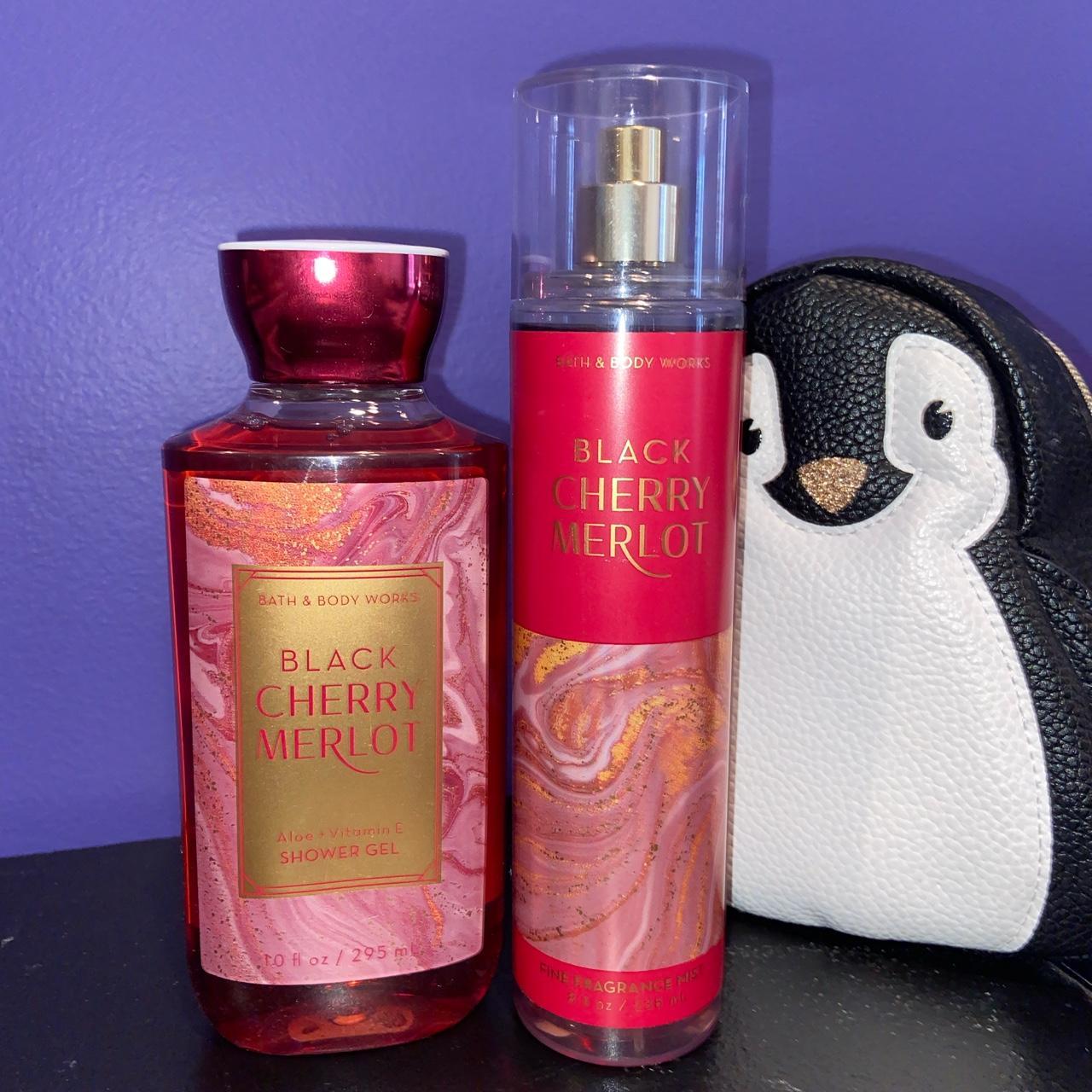 Bath & Body Works Red and Gold Bathandbody Depop