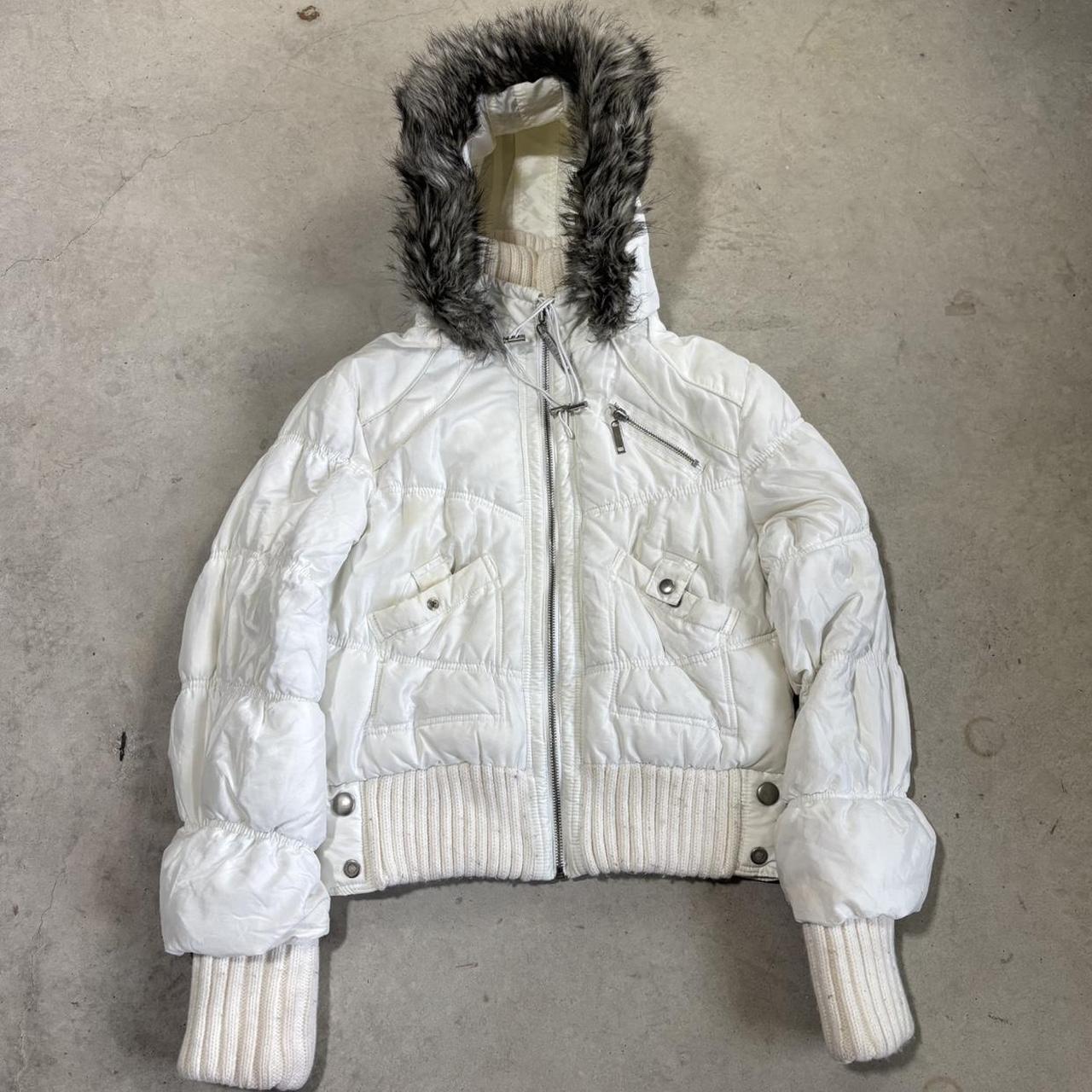 GLAD NEWS coated fur jacket 平成 y2k GLAD NEWS coated fur jacket 平成 y2k