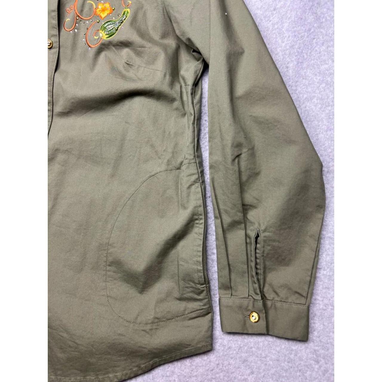 Quacker Factory Women's Top - Green - M – Quacker… - image 4