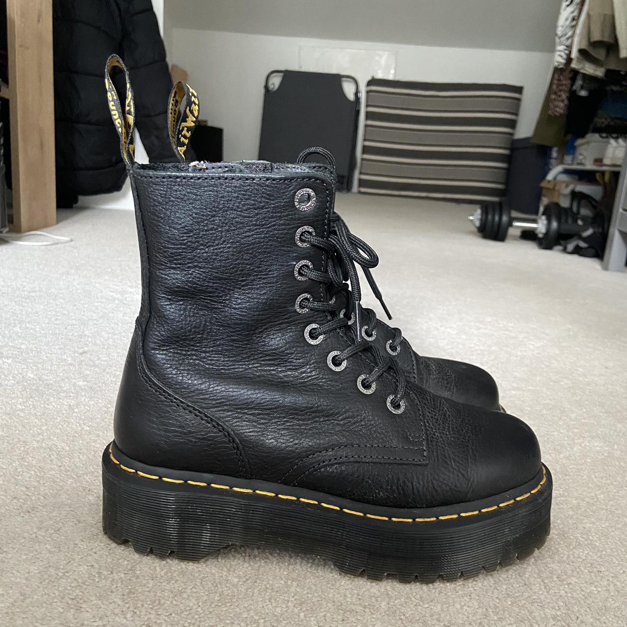 Dr. Marten Jadon platform Pisa boots size uk... - Depop