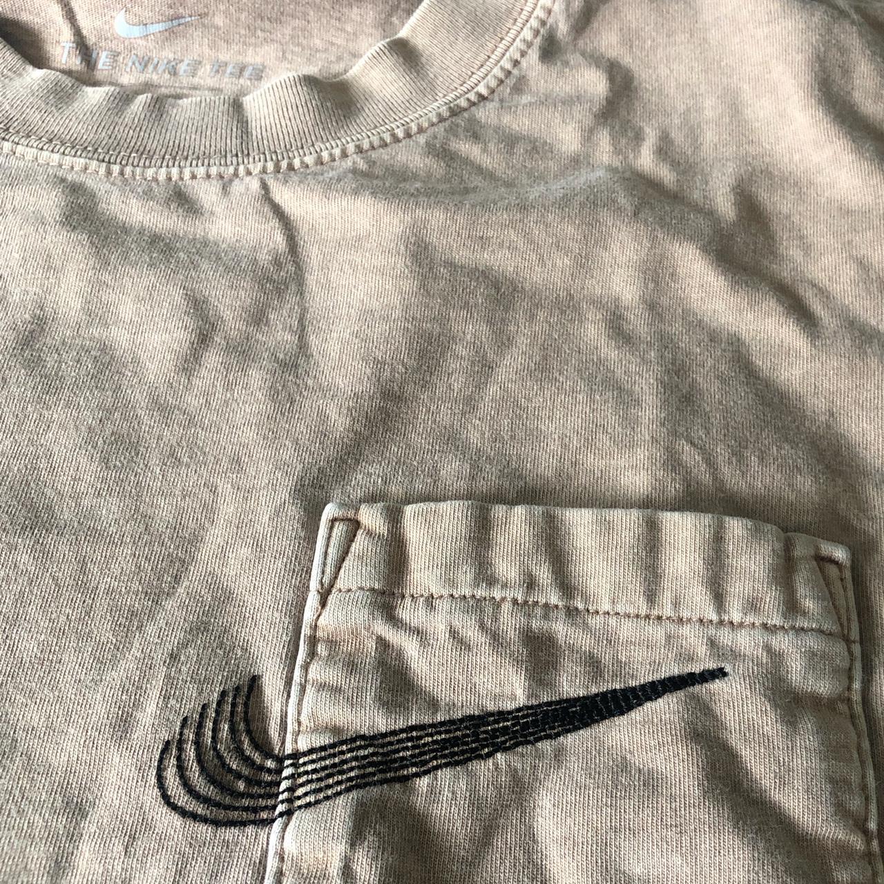 embroidered nike tee