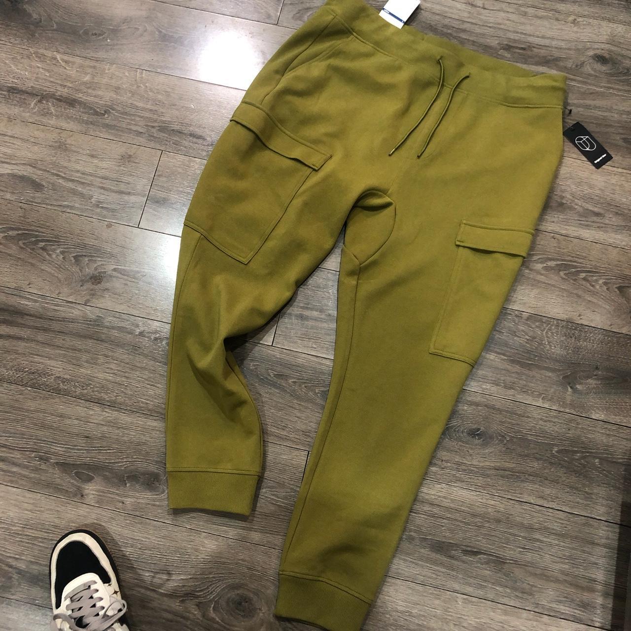 Original use olive green cargo slim fit joggers