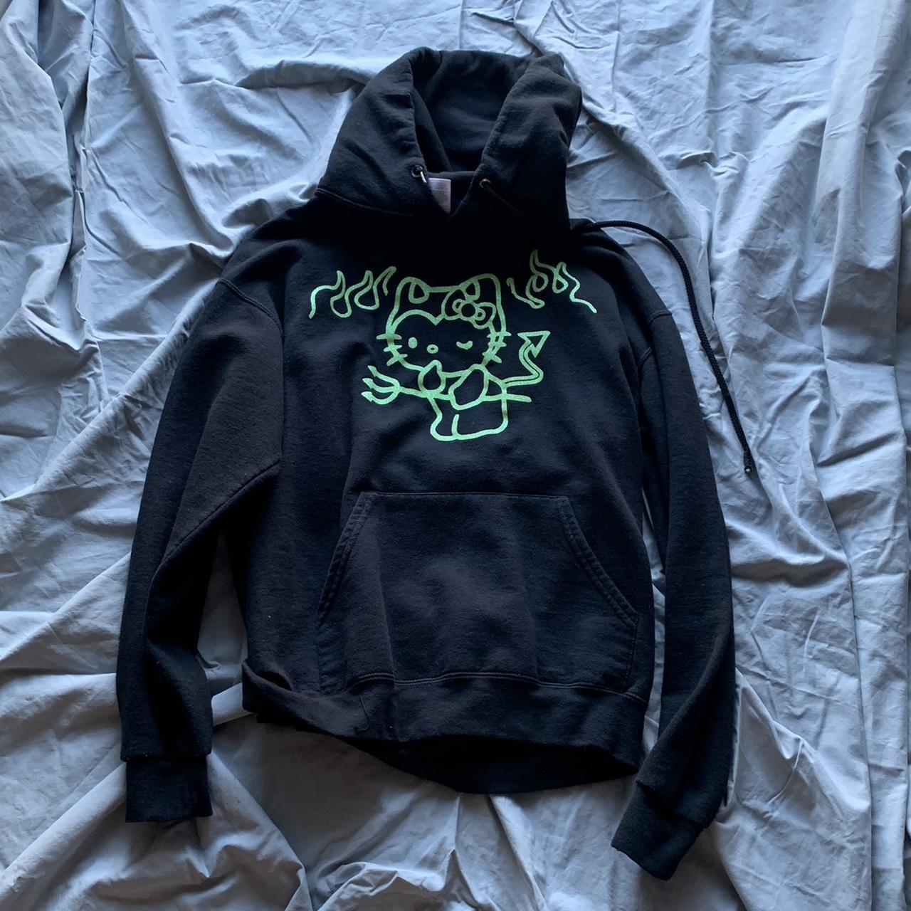 Grateful Dead Hoodie Wood Bears Green Hoody