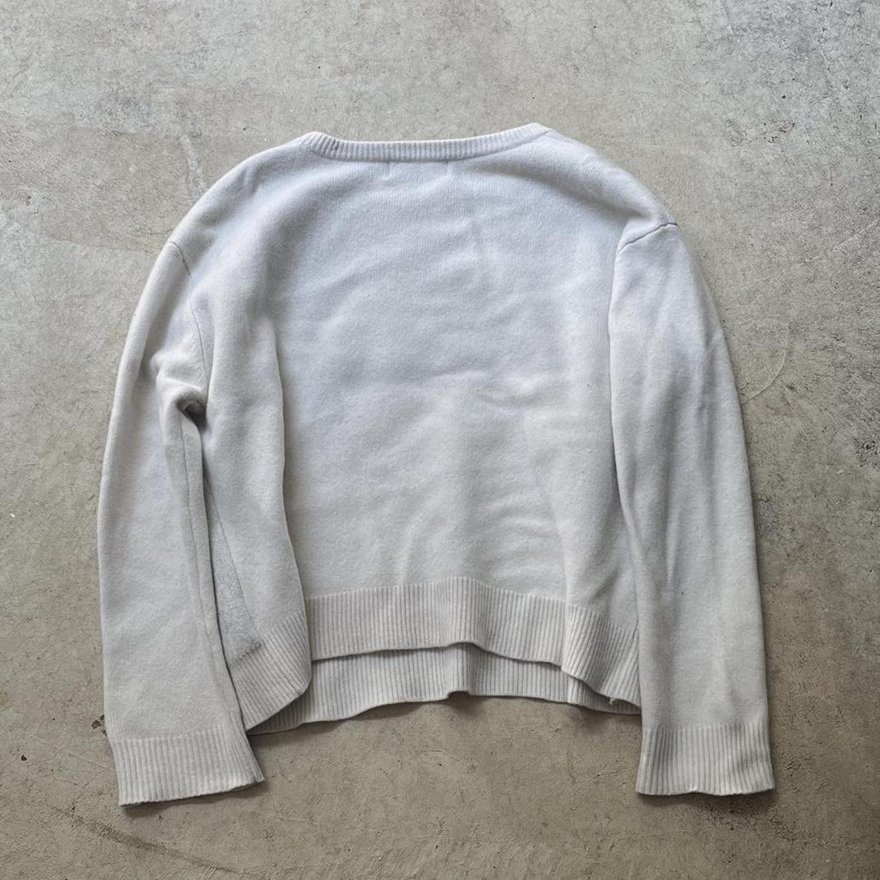 Men's Cream Jumper Depop