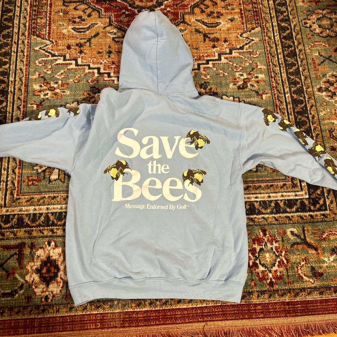 Golf Wang save the bees (flower boy) hoodie. Light... - Depop