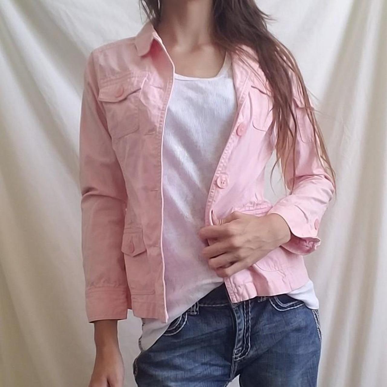 Pink cargo outlet jacket