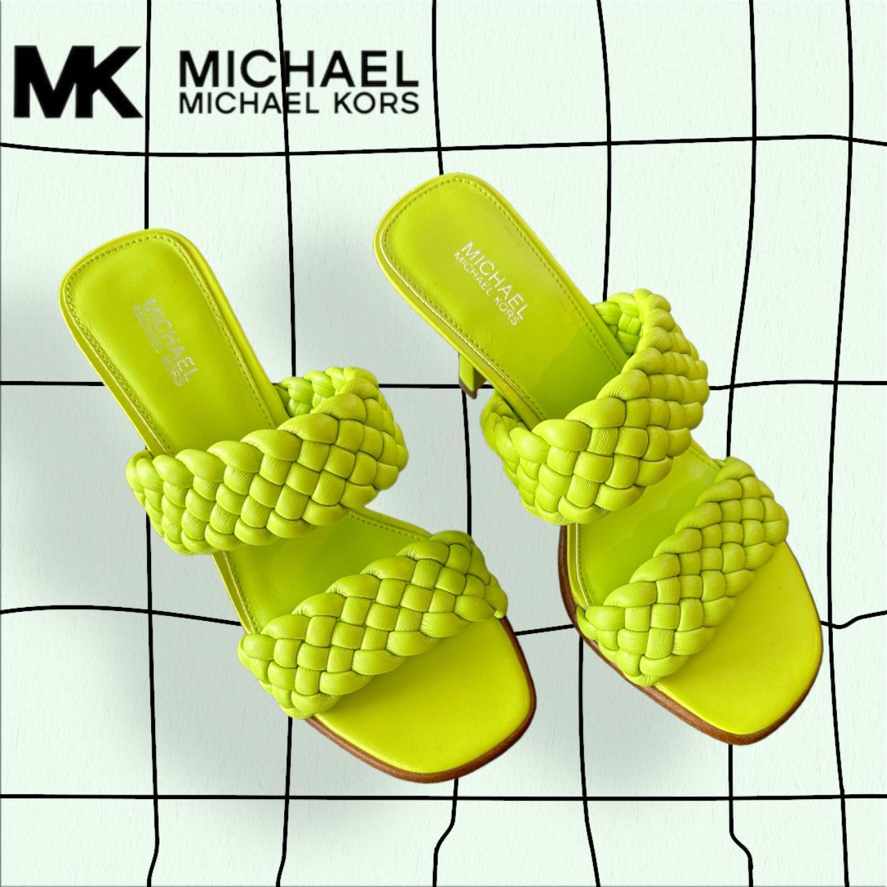 michael kors green heels