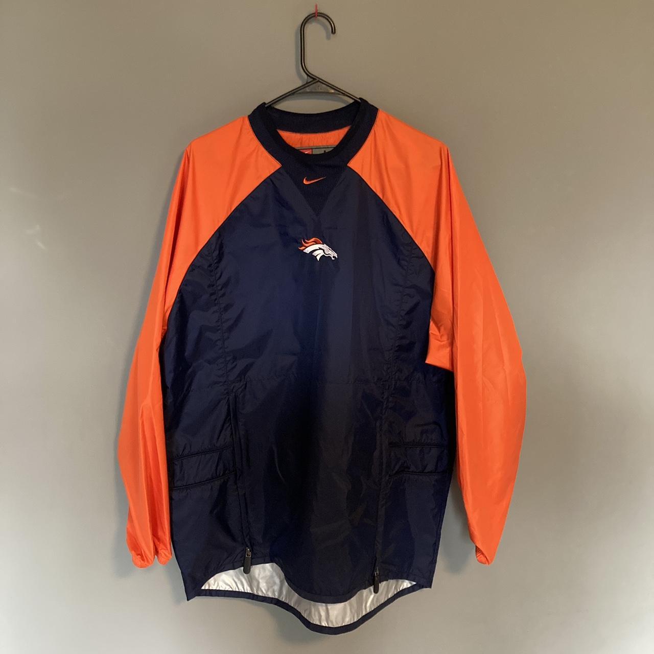 Denver Broncos Nike Wind Jacket size: Large cond: 9/10 - Depop