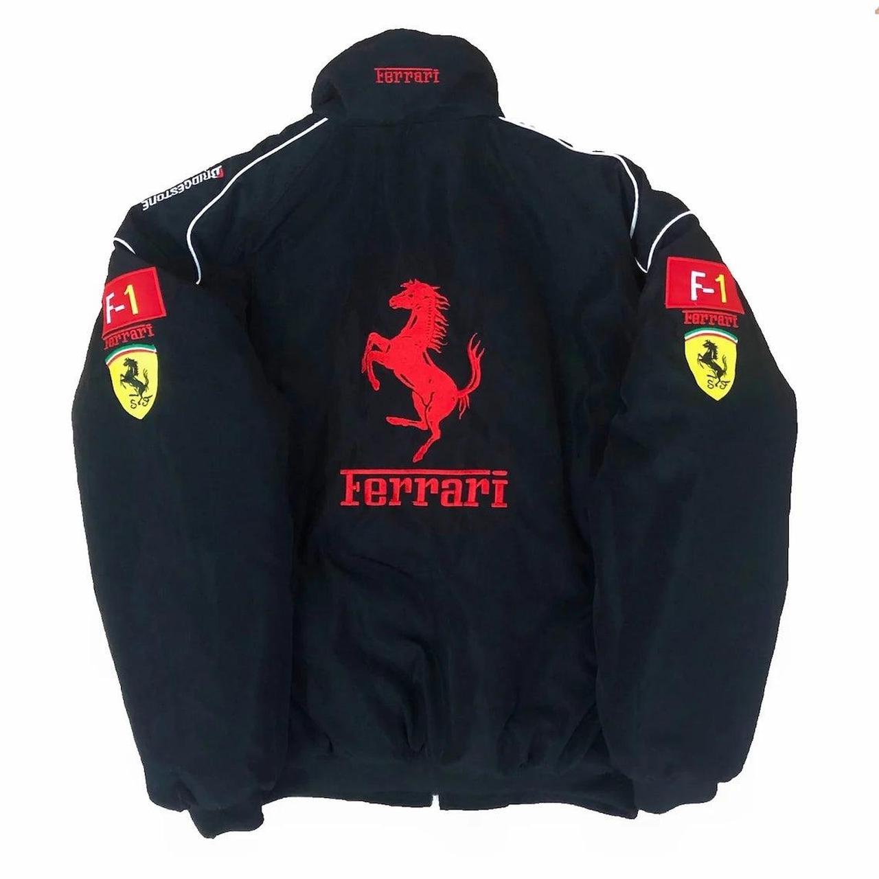 Ferrari jacket black sale