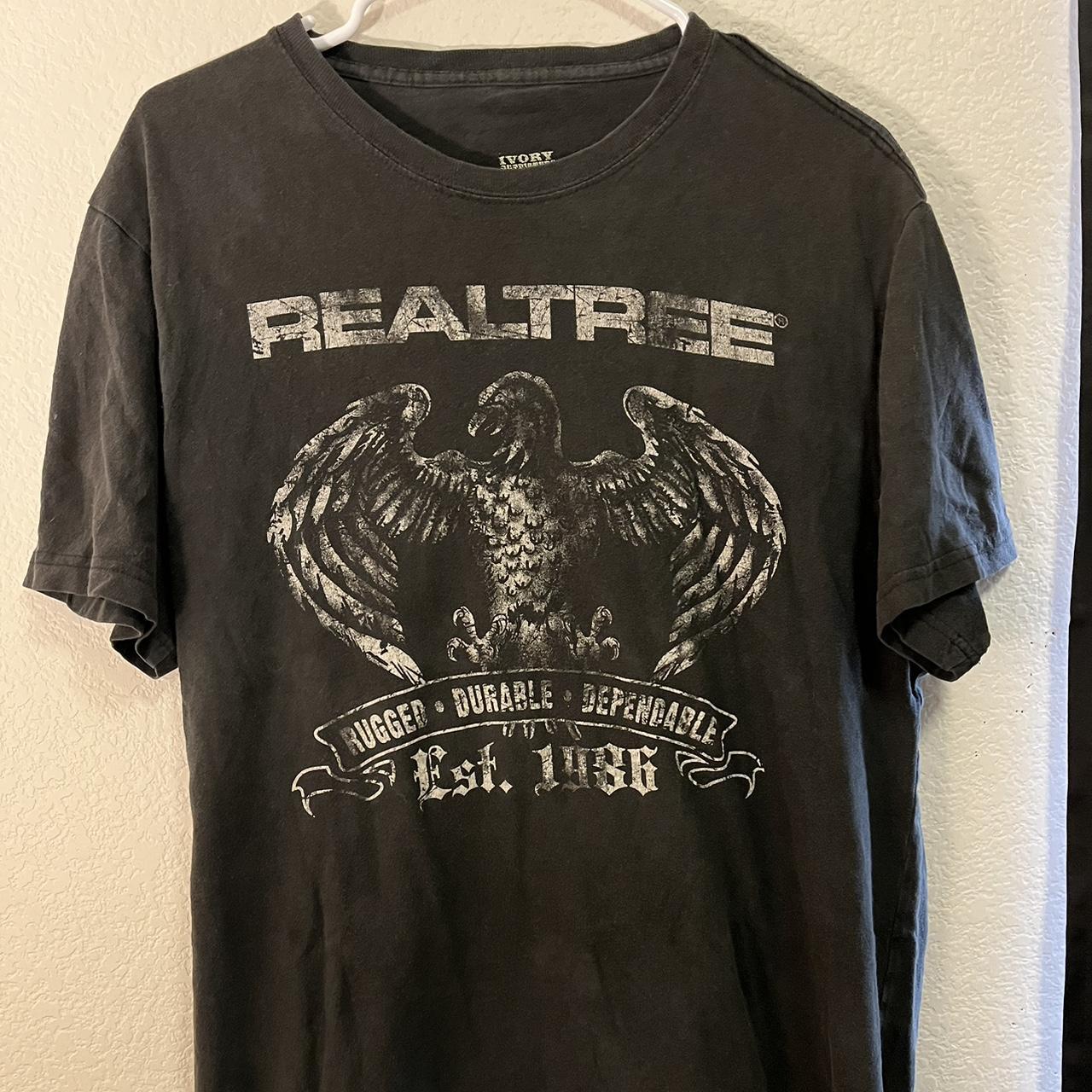 Realtree Men's Black T-shirt | Depop