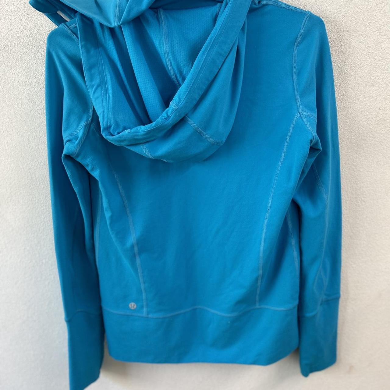 LULULEMON in stride jacket with hood snorkel blue - Depop