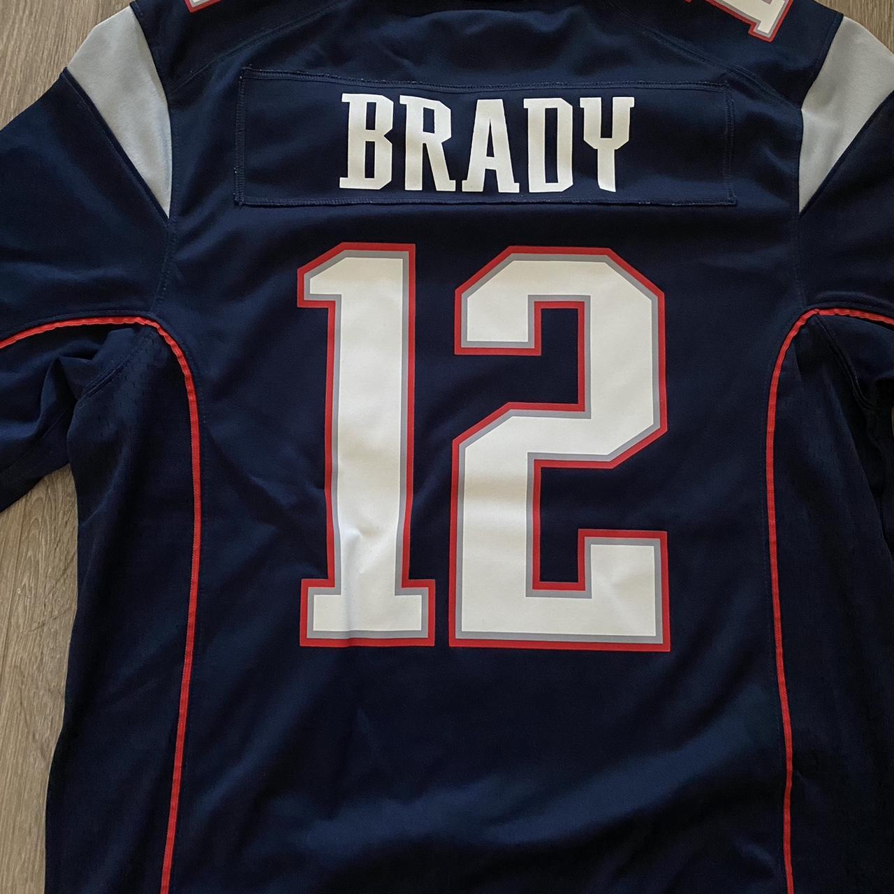 Nike NFL Patriots Tom Brady Jersey - S Nike NFL - Depop