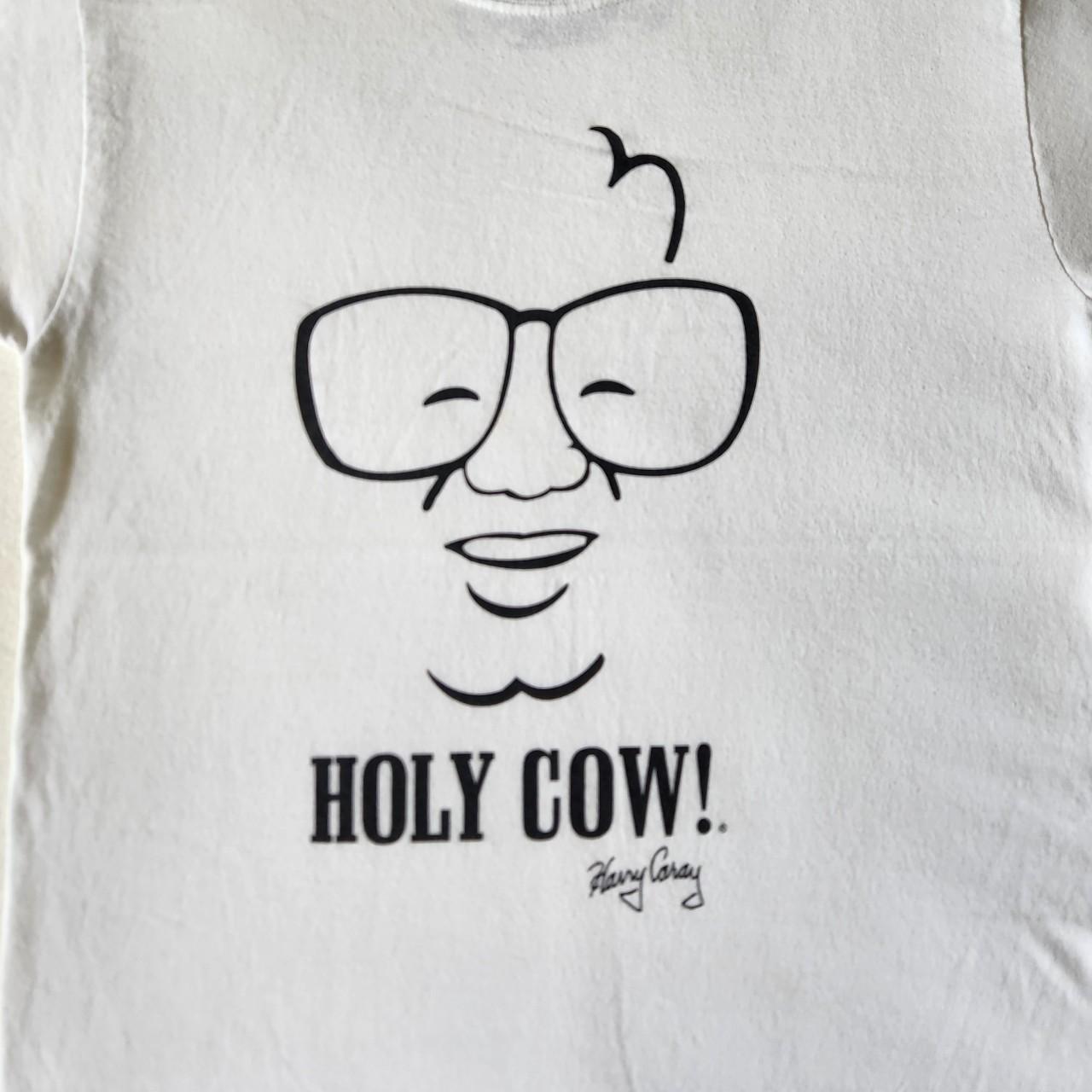 Pro Merch, Shirts, Harry Caray Vintage Chicago Pro Merch Holy Cow Tshirt  Large Unisex Adults