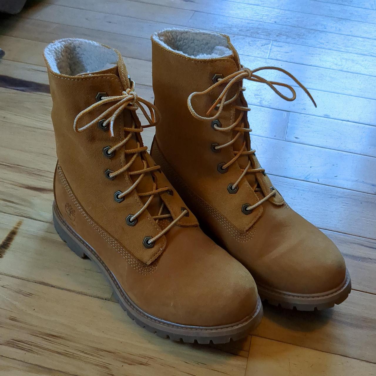 Womens fleece lined clearance timberland boots