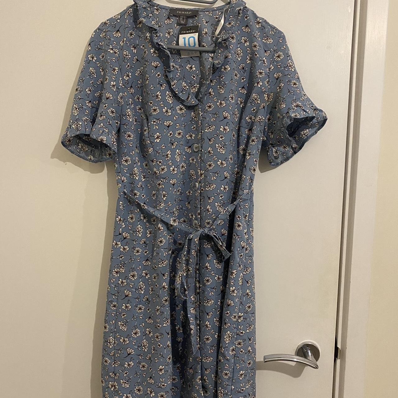 Primark blue floral dress hotsell