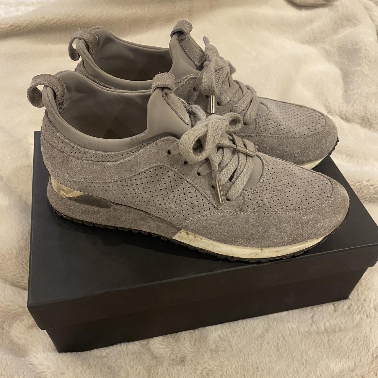 Grey Mallets. Comfy smart shoes/ trainers. Worn... Depop