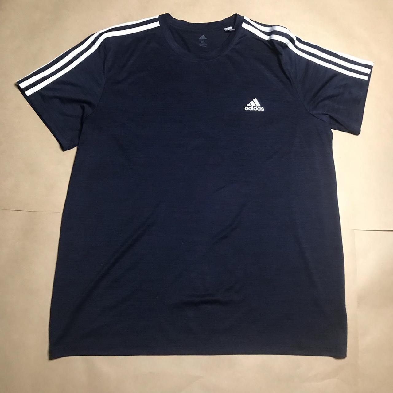 Adidas Men's Navy T-shirt | Depop