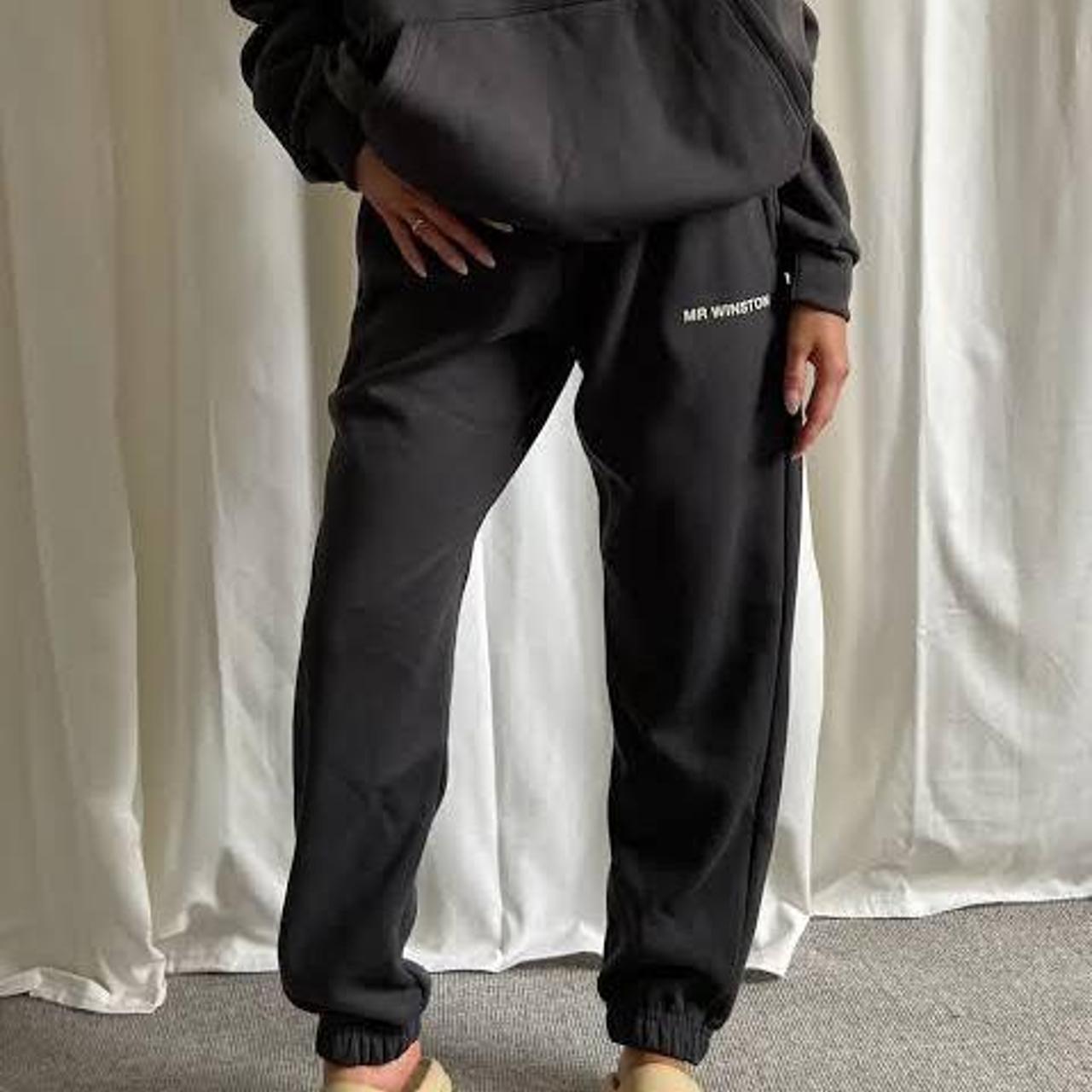 Me Winston charcoal trackies Size m - Depop