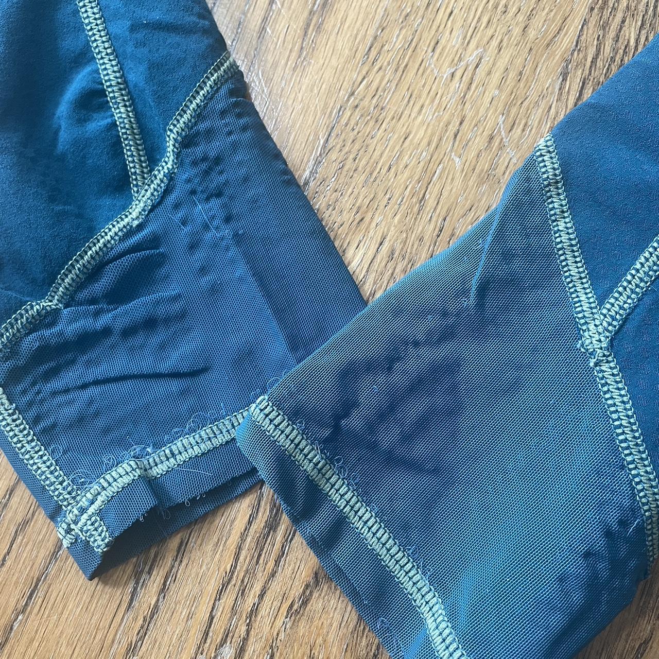 Teal Green Capri Workout Leggings by Athleta Slight - Depop