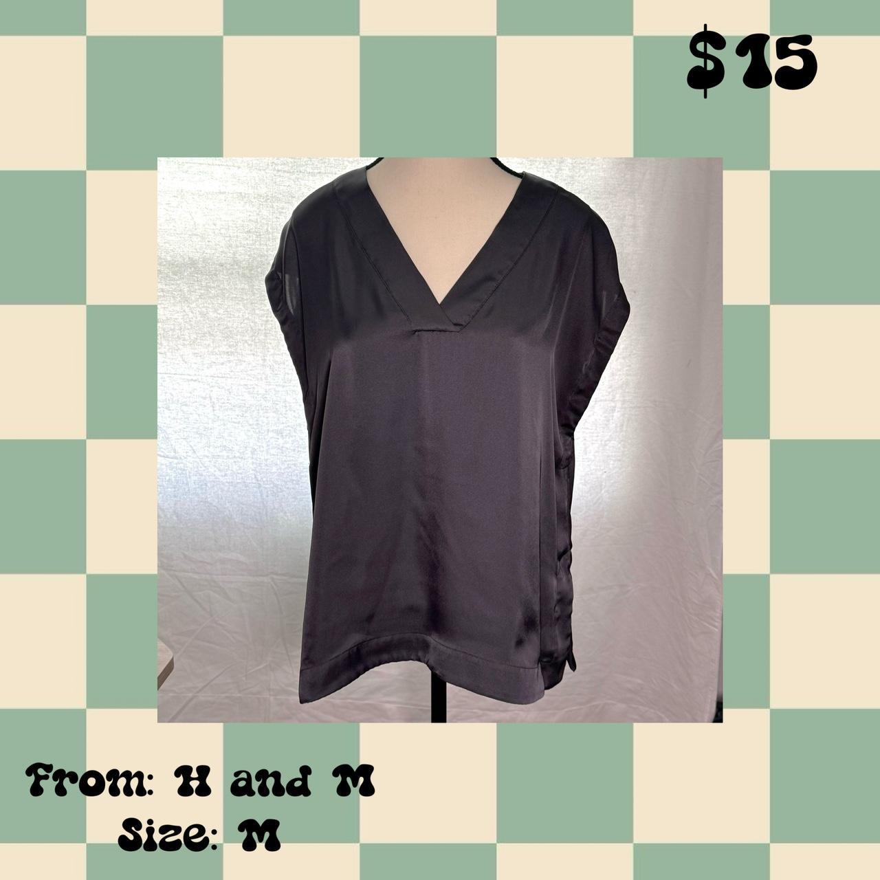 Black blouse h outlet and m