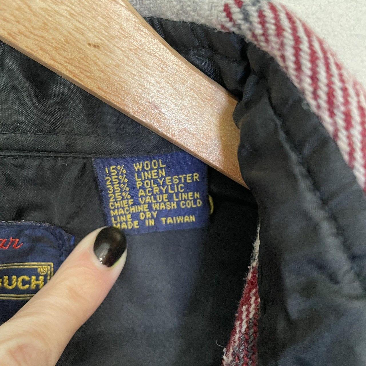 Source Unknown Men's Shacket Jacket - Red/Grey - … - image 2